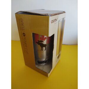 Adnart Asobu Brew Bottle Opener Cup Canadian Moose & Flag New